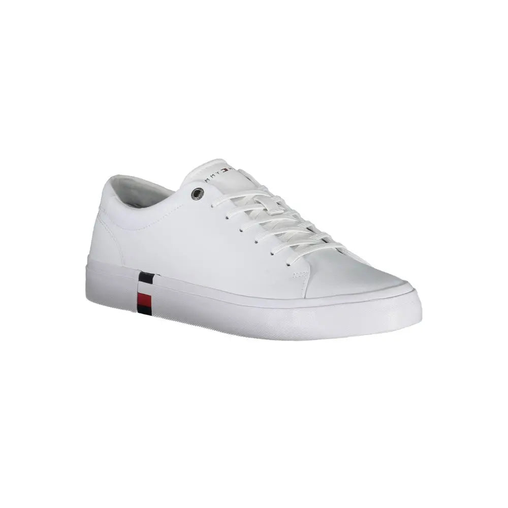 Tommy Hilfiger Sneaker aus weißem Polyester Tommy Hilfiger