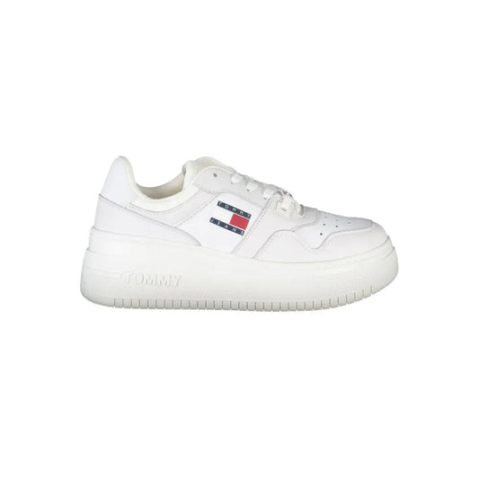 Tommy Hilfiger Sneaker aus weißem Polyester Tommy Hilfiger