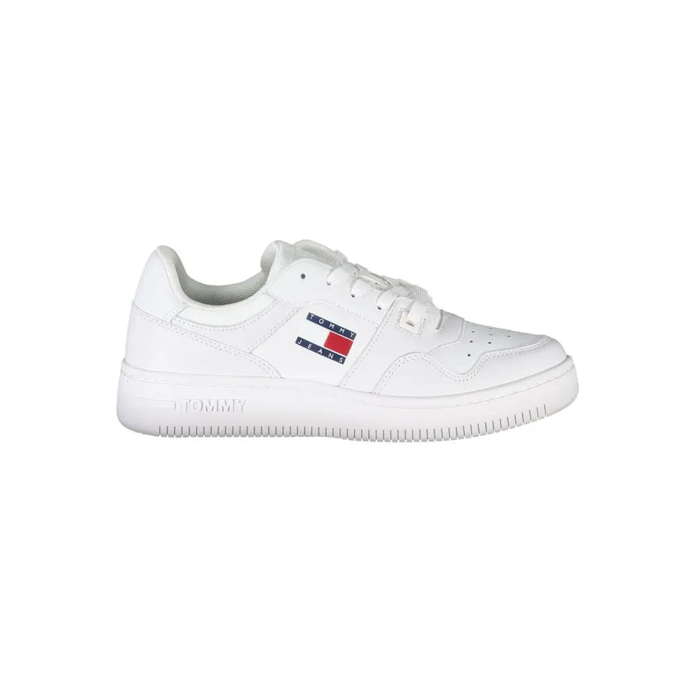 Tommy Hilfiger Sneaker aus weißem Polyester Tommy Hilfiger