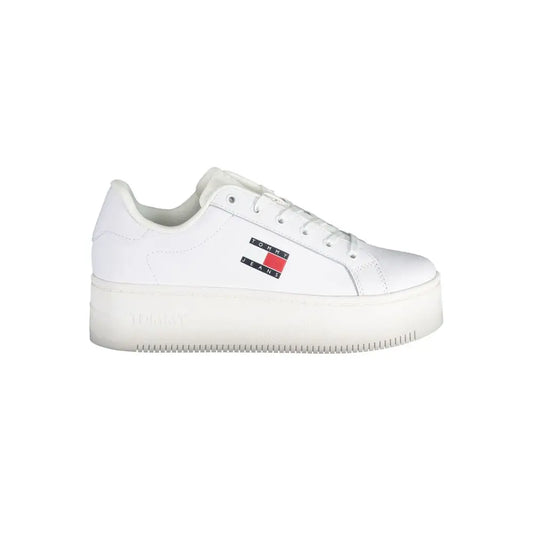 Tommy Hilfiger Sneaker aus weißem Polyester Tommy Hilfiger