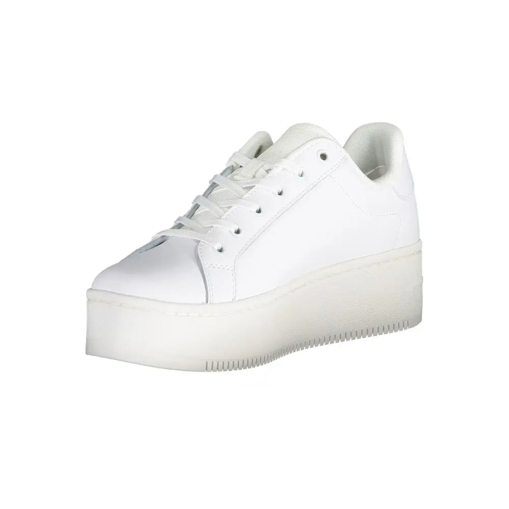 Tommy Hilfiger Sneaker aus weißem Polyester Tommy Hilfiger