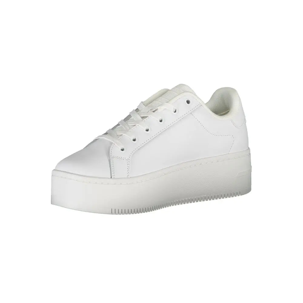 Tommy Hilfiger Sneaker aus weißem Polyester Tommy Hilfiger