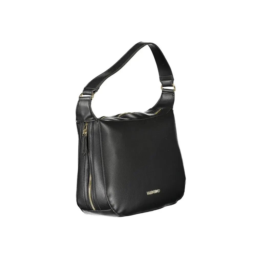 Mario Valentino Schwarze Polyethylen-Handtasche Mario Valentino