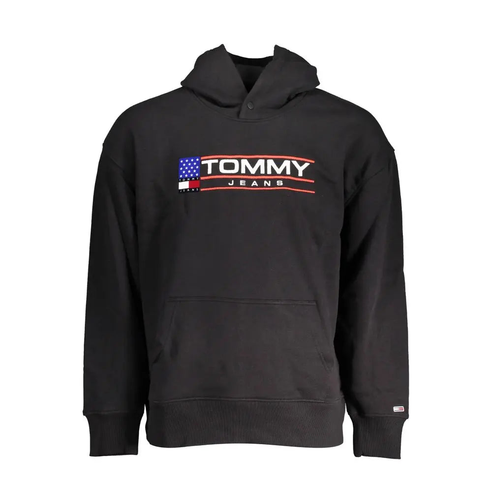 Tommy Hilfiger Baumwoll-Sweatshirt in Schwarz Tommy Hilfiger