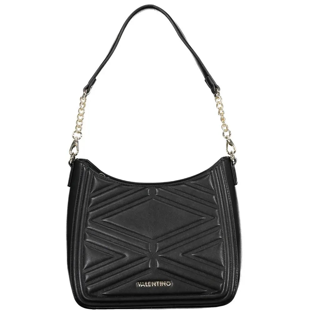 Mario Valentino Schwarze Polyethylen-Handtasche Mario Valentino