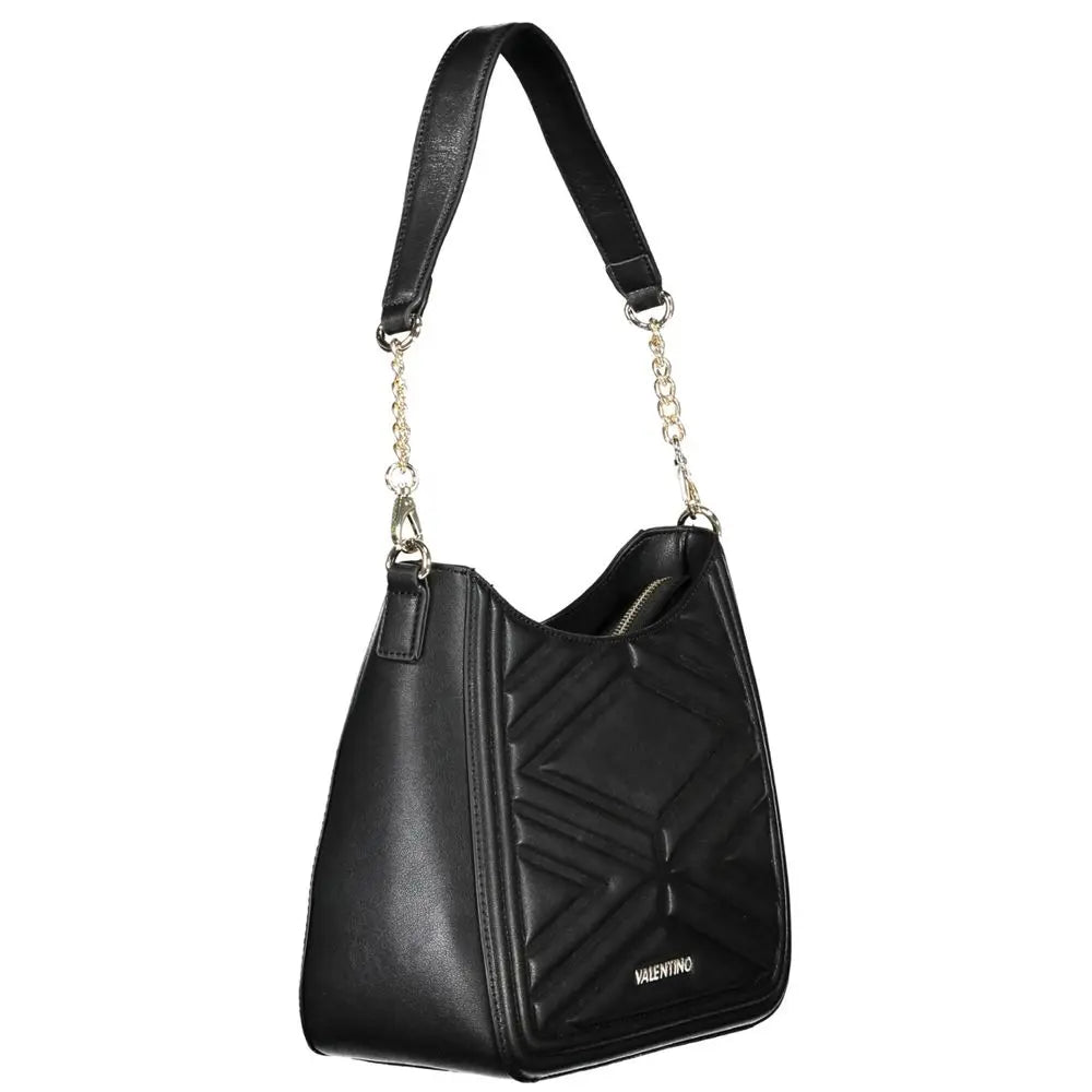 Mario Valentino Schwarze Polyethylen-Handtasche Mario Valentino