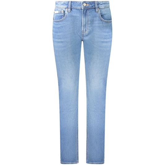 Calvin Klein Blaue Baumwolle Damen Slim Jean