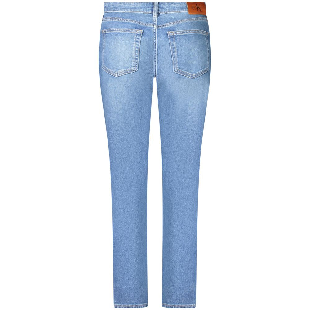 Calvin Klein Blaue Baumwolle Damen Slim Jean