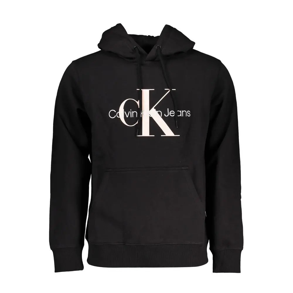 Calvin Klein Schwarzer Baumwollpullover für Männer Calvin Klein