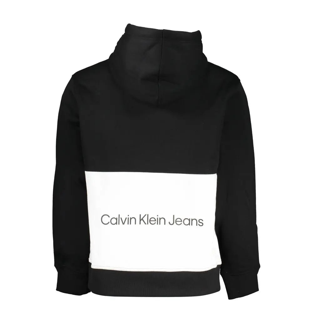 Calvin Klein Schwarzer Polyester Herren Pullover mit Kapuze Calvin Klein