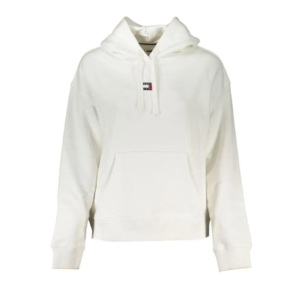 Tommy Hilfiger Weißer Baumwollpullover für Frauen Tommy Hilfiger