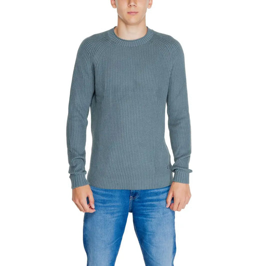Calvin Klein Jeans Grüner Pullover aus Bio-Baumwolle Calvin Klein Jeans