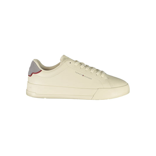 Tommy Hilfiger Beige Leder Herren Sneaker