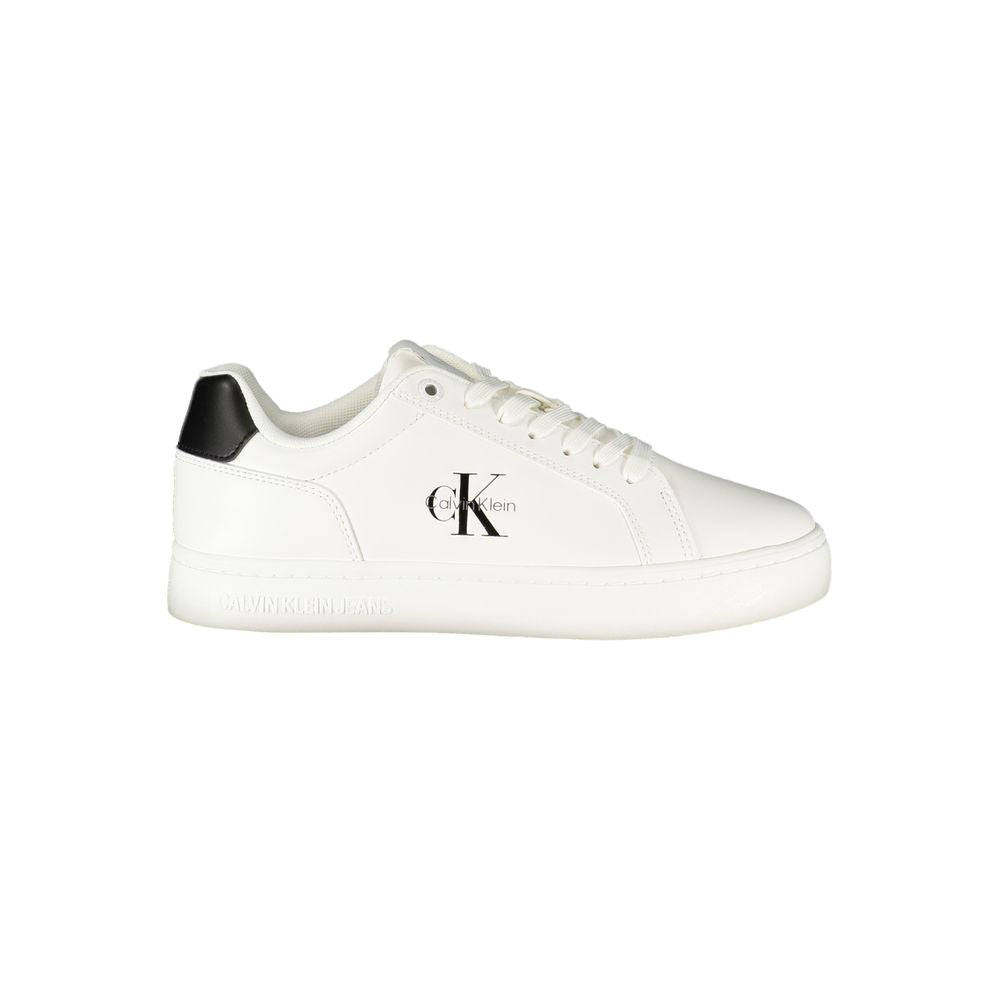 Calvin Klein Weißes Leder Damen Sneaker