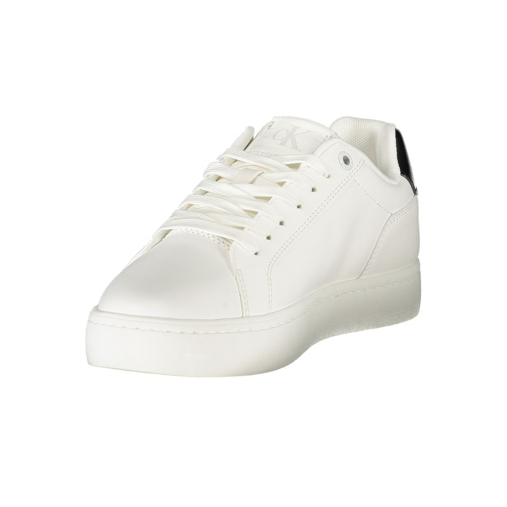 Calvin Klein Weißes Leder Damen Sneaker