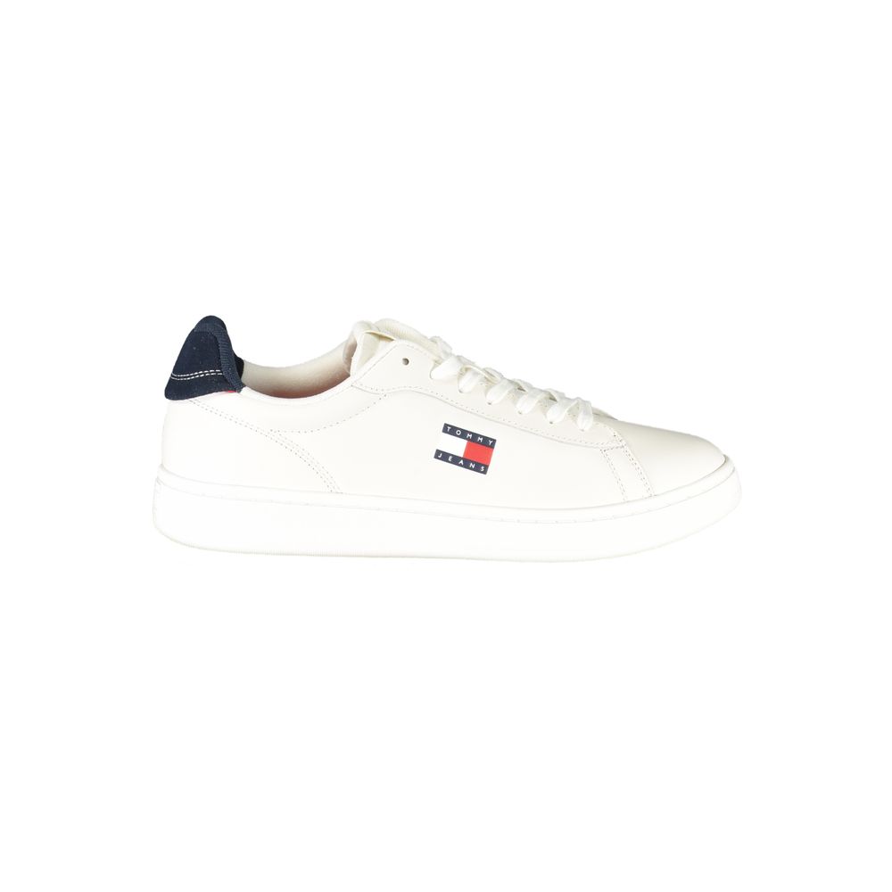 Tommy Hilfiger Weißes Leder Herren Sneaker