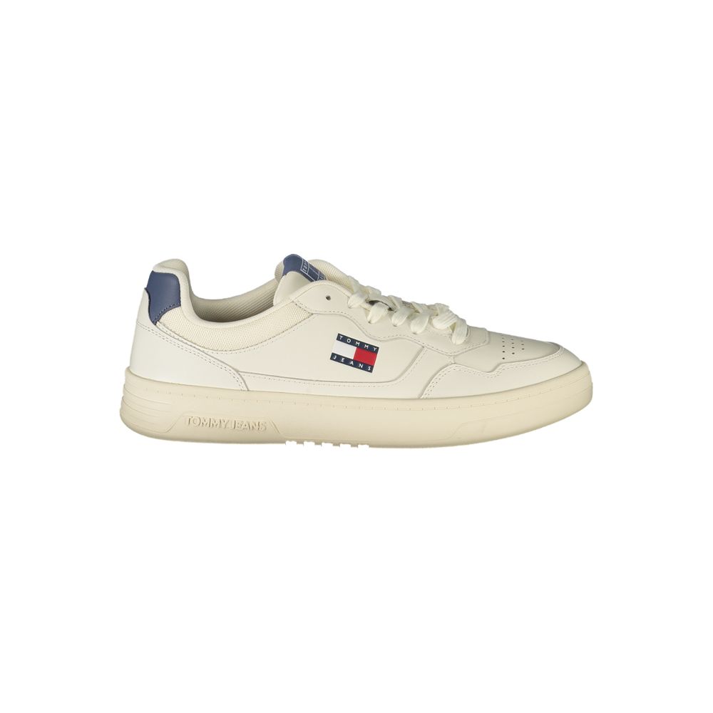 Tommy Hilfiger Weißes Leder Herren Sneaker