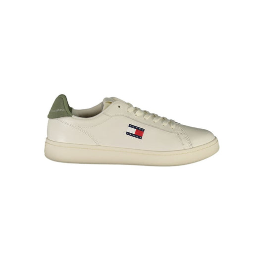 Tommy Hilfiger Weißes Leder Herren Sneaker