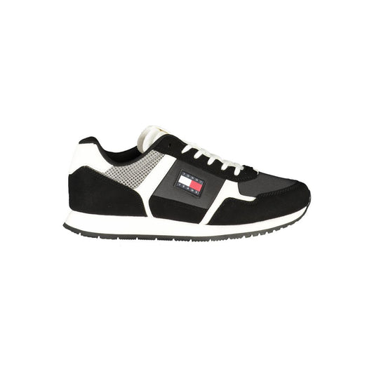 Tommy Hilfiger Schwarzer Polyester Herren Sneaker