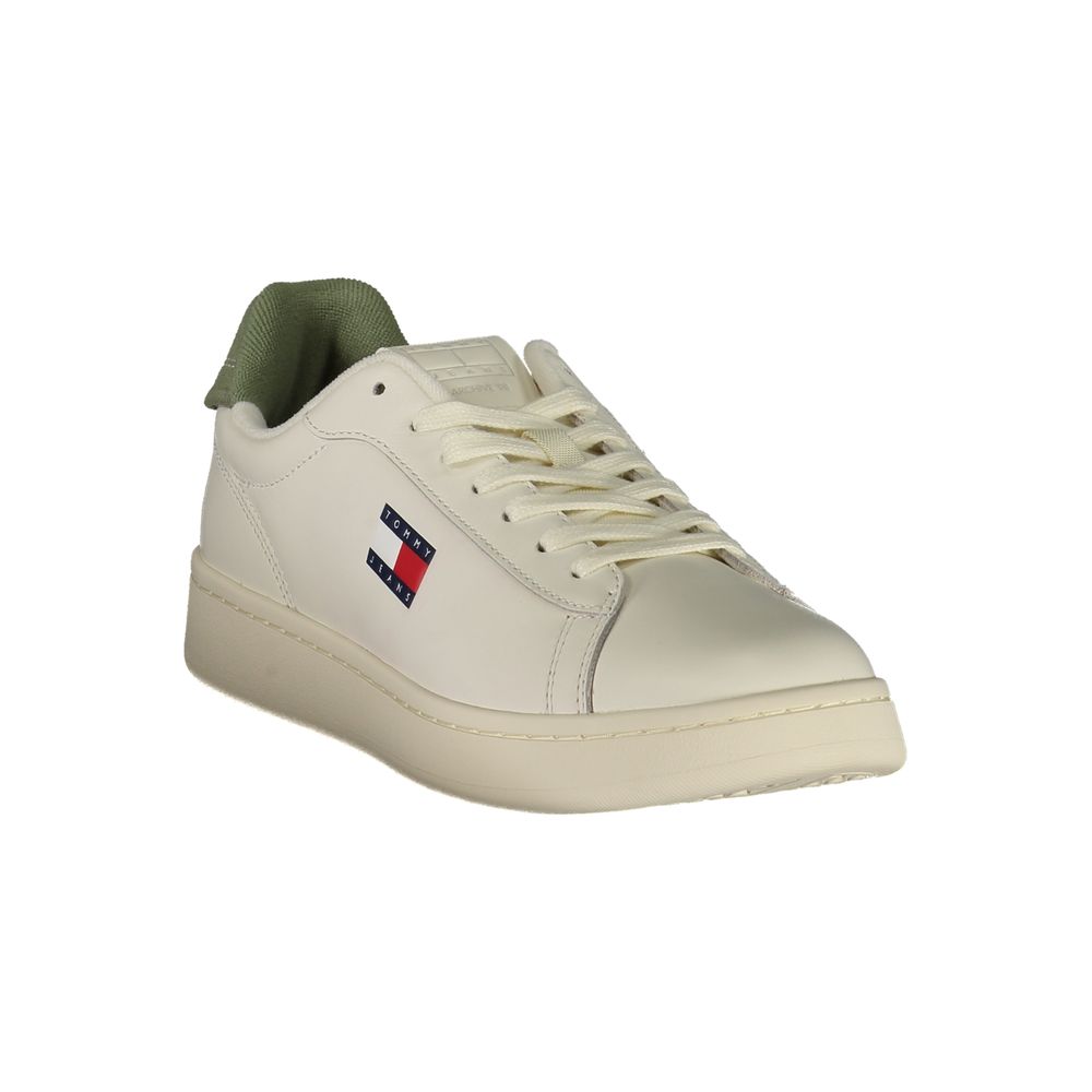 Tommy Hilfiger Weißes Leder Herren Sneaker