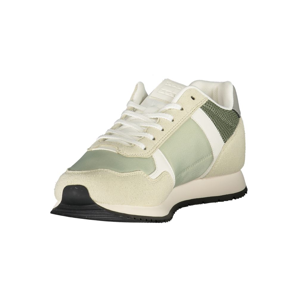 Tommy Hilfiger Grüner Polyester Herren Sneaker