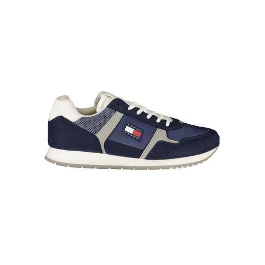 Tommy Hilfiger Blauer Polyester Herren Sneaker