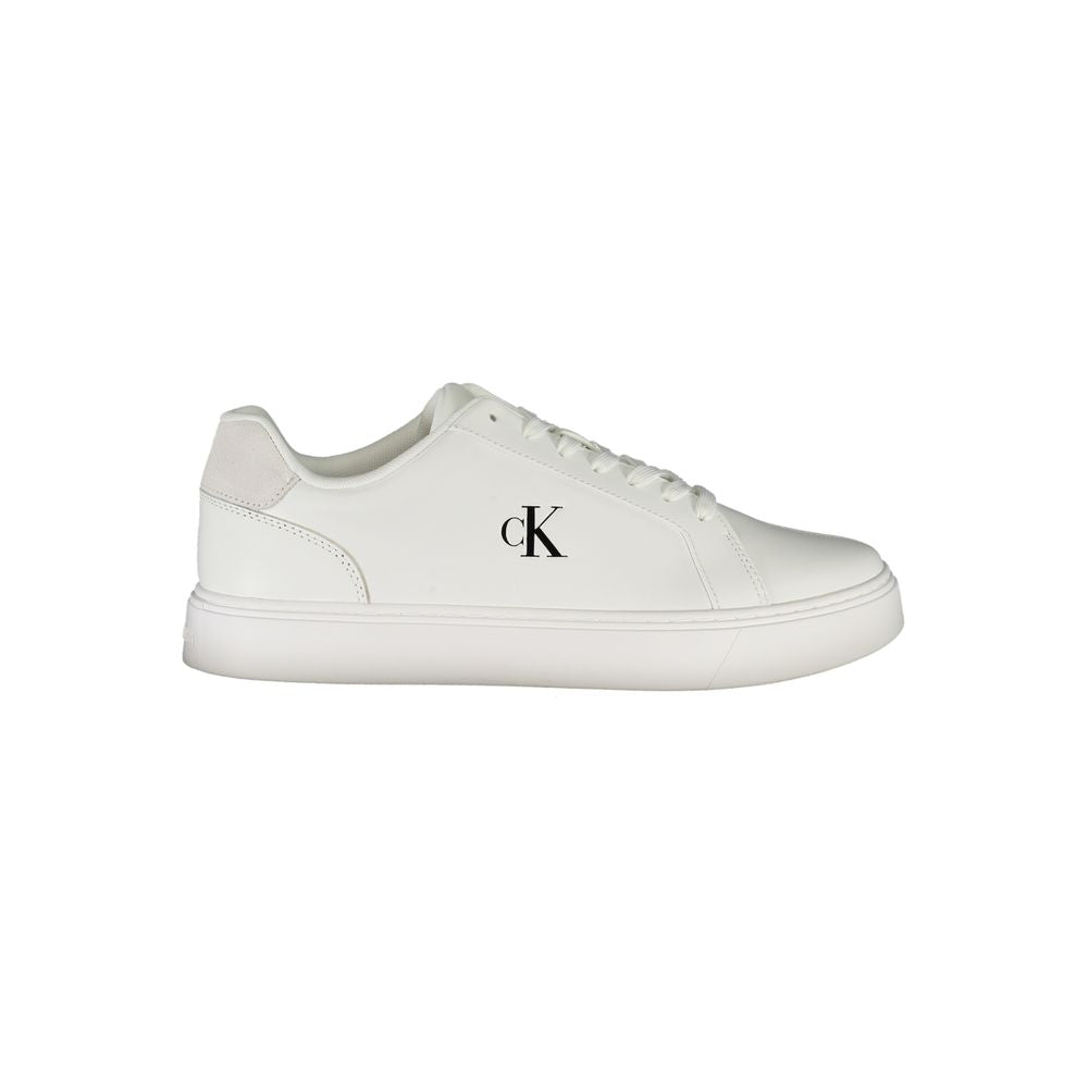 Calvin Klein Weißes Leder Herren Sneaker