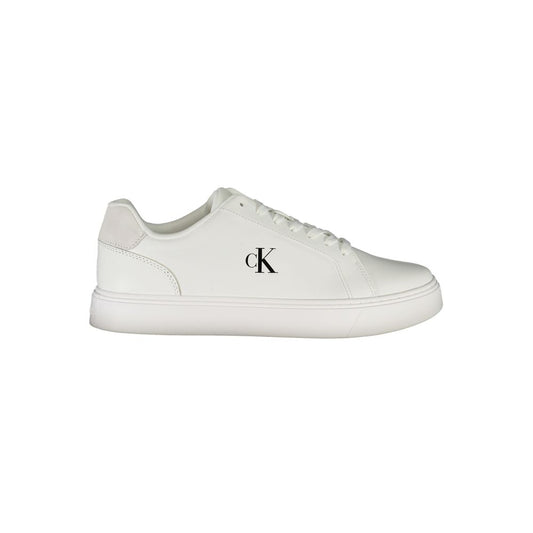 Calvin Klein Weißes Leder Herren Sneaker