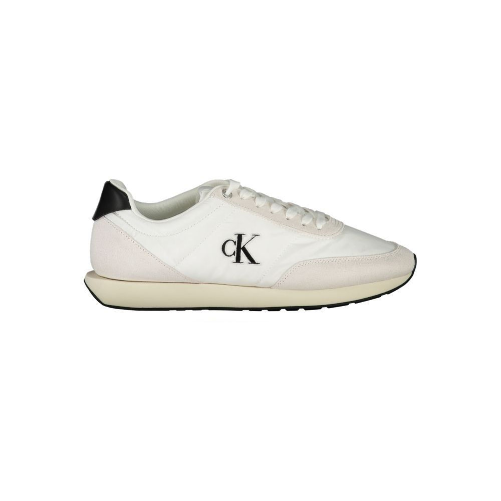 Calvin Klein Weiß Polyester Männer Sneaker