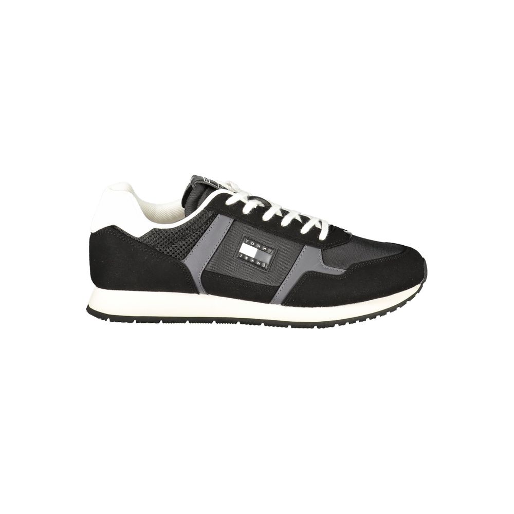 Tommy Hilfiger Schwarzer Polyester-Sneaker
