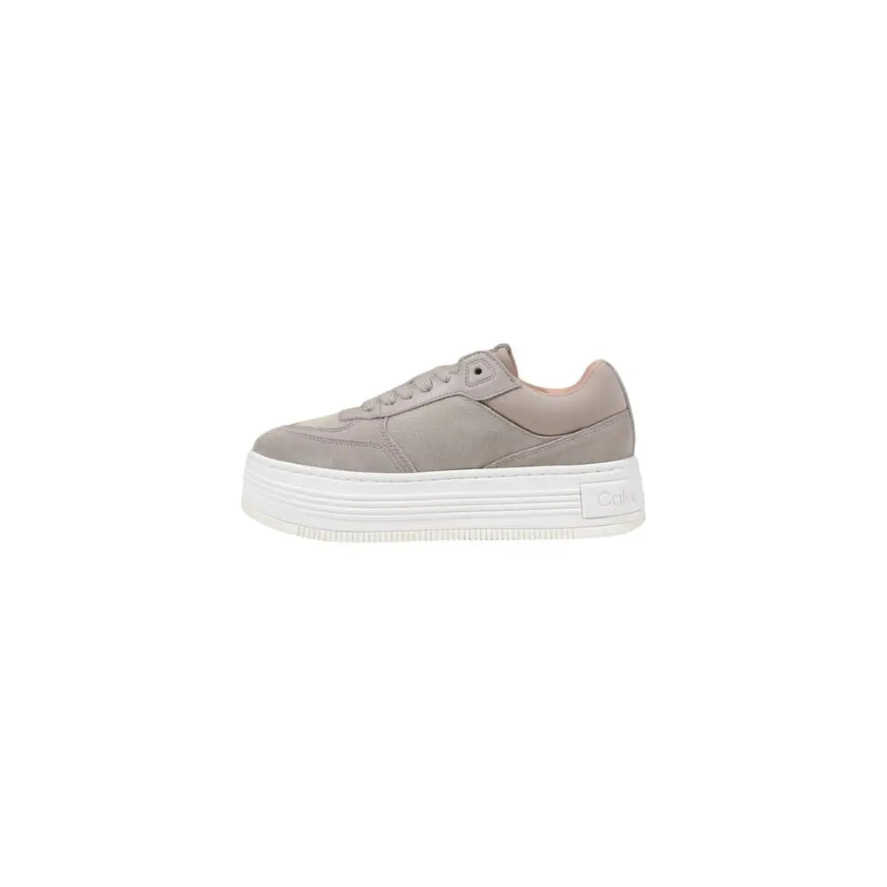 Calvin Klein Jeans Beige Sneaker aus recycelter Baumwolle Calvin Klein Jeans