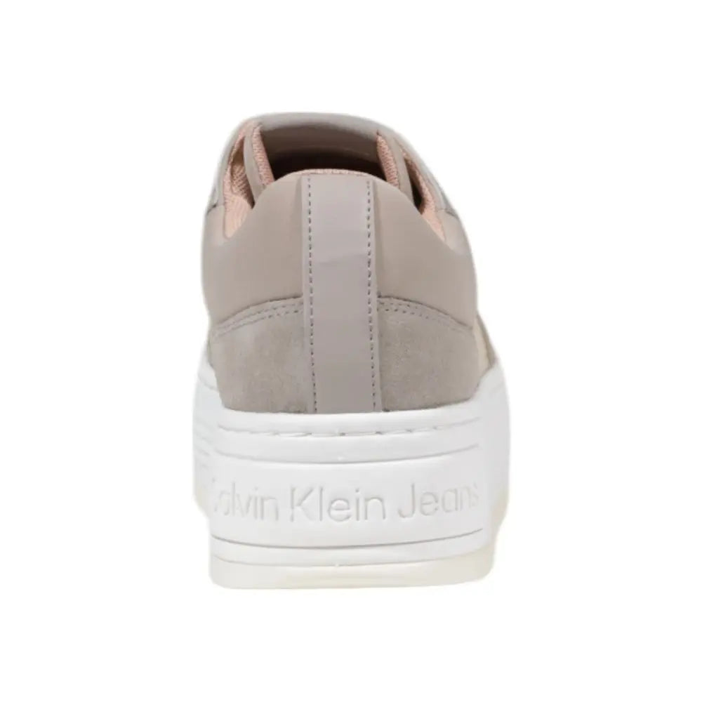 Calvin Klein Jeans Beige Sneaker aus recycelter Baumwolle Calvin Klein Jeans