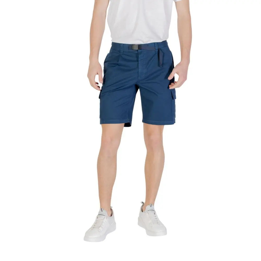 Hugo Boss Blaue Baumwoll-Bermuda-Shorts Hugo Boss