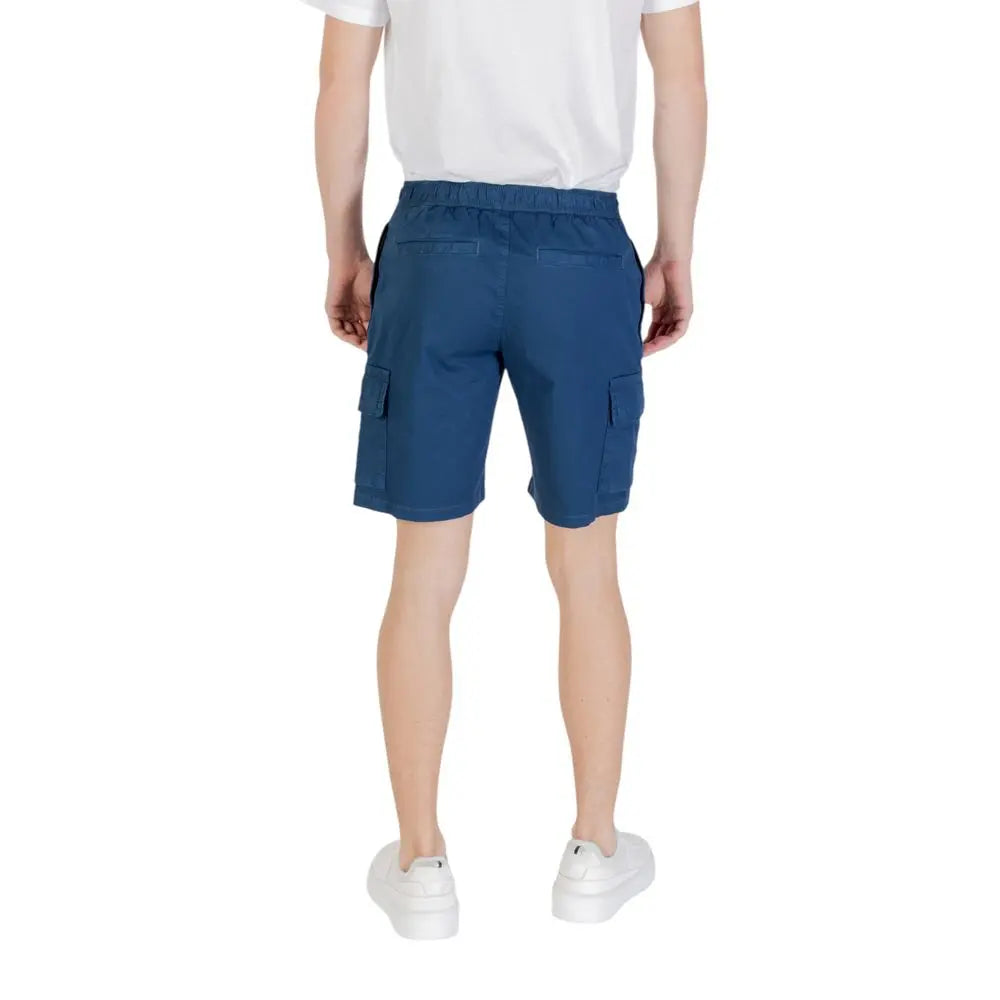 Hugo Boss Blaue Baumwoll-Bermuda-Shorts Hugo Boss