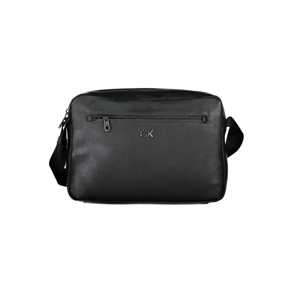 Calvin Klein Schwarze Polyester Handtasche Calvin Klein