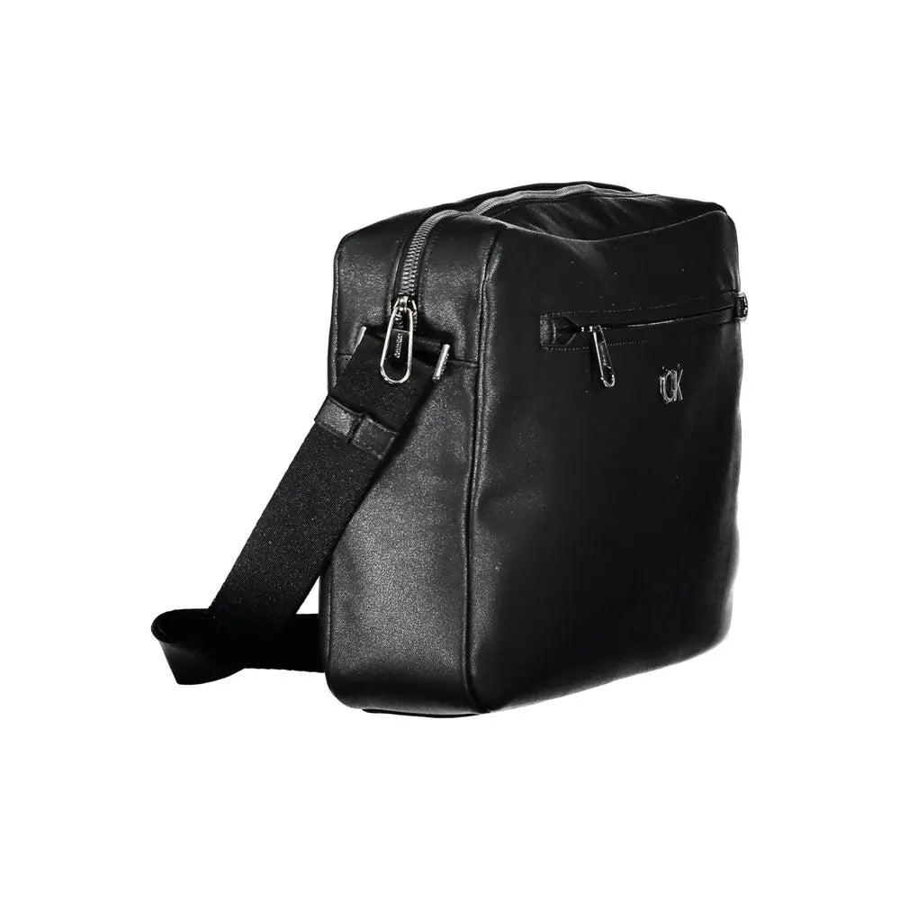 Calvin Klein Schwarze Polyester Handtasche Calvin Klein