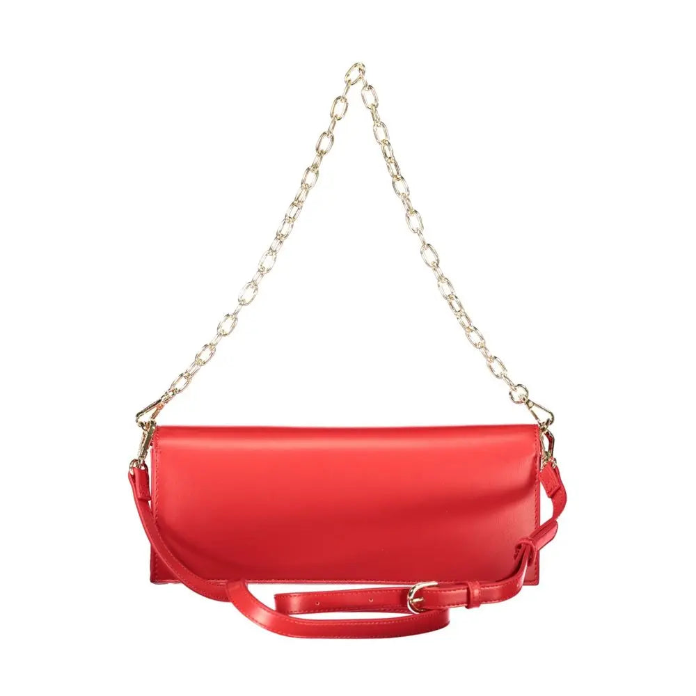 Mario Valentino Rote Polyethylen-Handtasche Mario Valentino