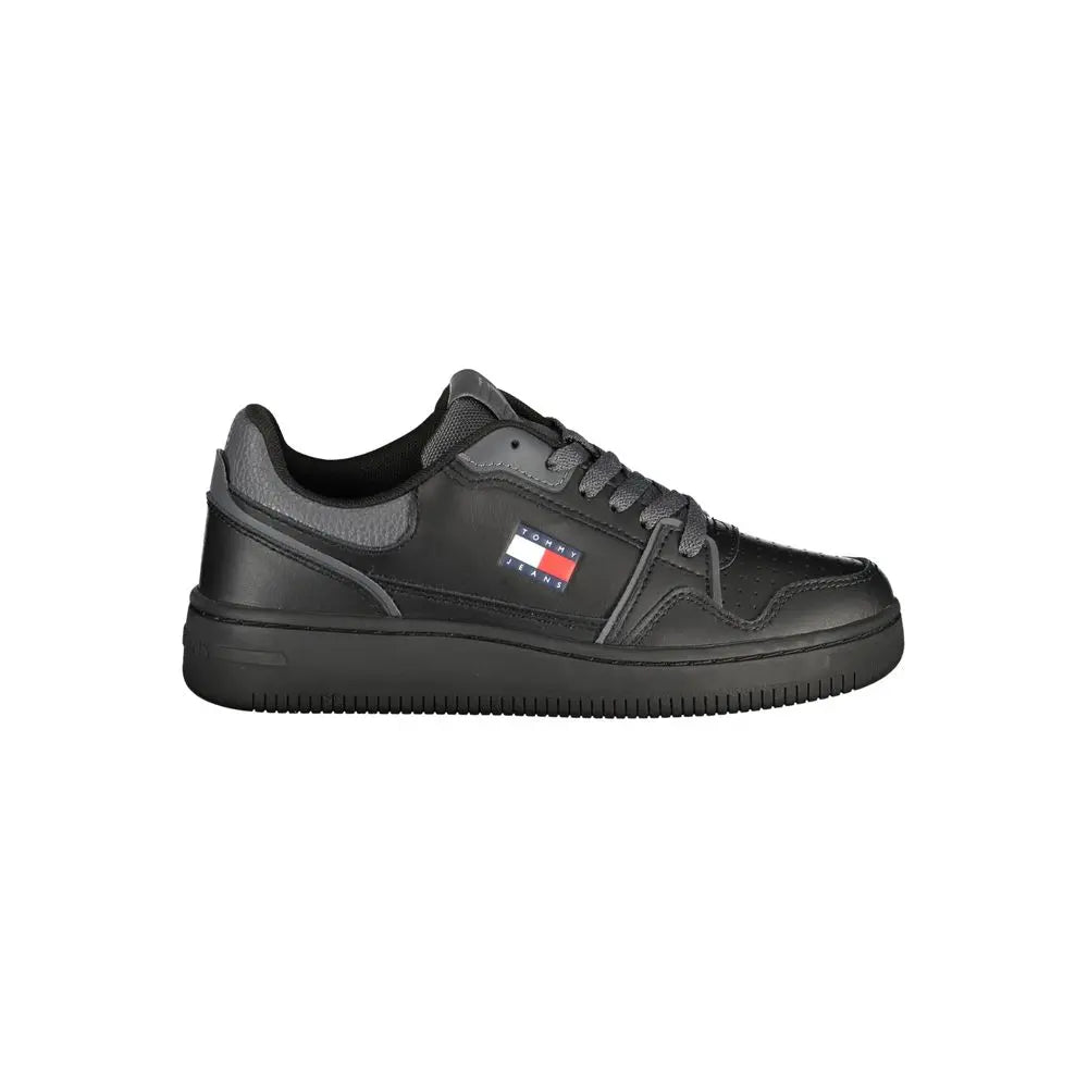 Tommy Hilfiger Schwarzer Polyester-Sneaker Tommy Hilfiger