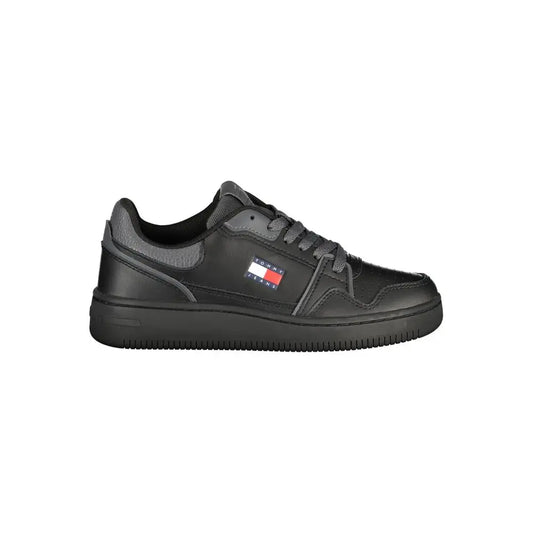 Tommy Hilfiger Schwarzer Polyester-Sneaker Tommy Hilfiger