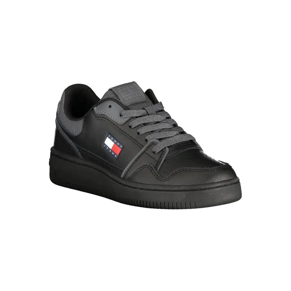 Tommy Hilfiger Schwarzer Polyester-Sneaker Tommy Hilfiger