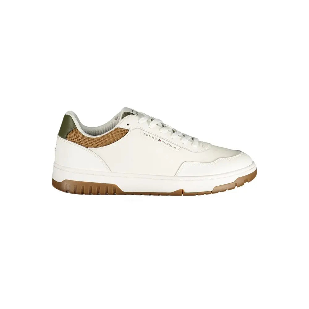 Tommy Hilfiger Weißer Polyester-Sneaker Tommy Hilfiger