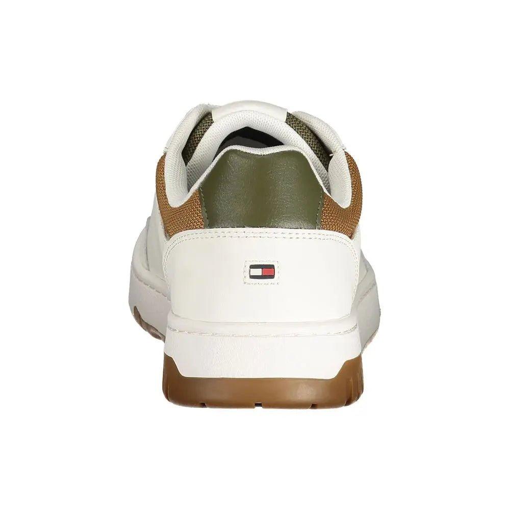 Tommy Hilfiger Weißer Polyester-Sneaker Tommy Hilfiger