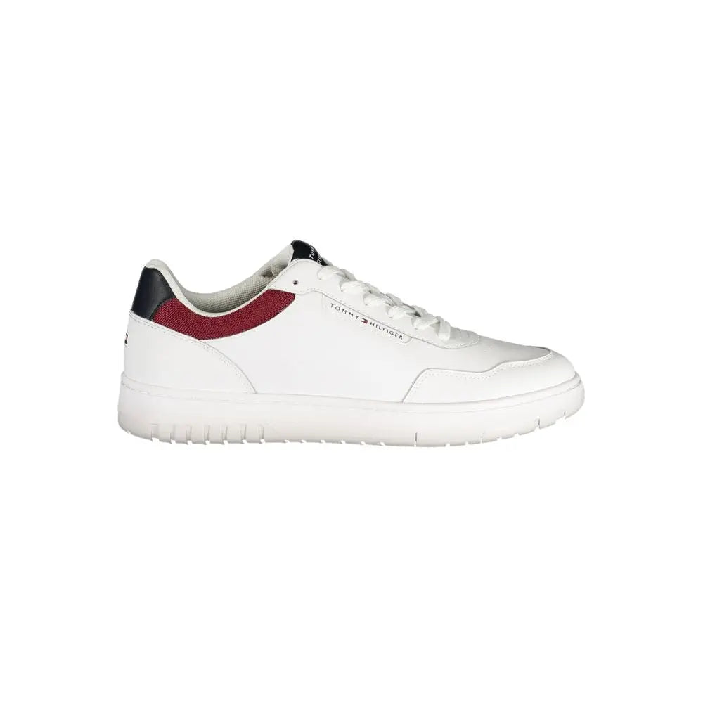 Tommy Hilfiger Weißer Sneaker aus Polyester Tommy Hilfiger