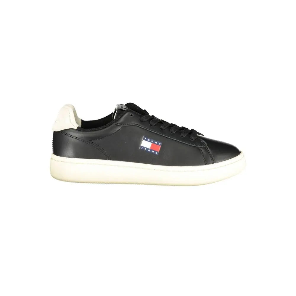 Tommy Hilfiger Schwarzer Polyester-Sneaker Tommy Hilfiger