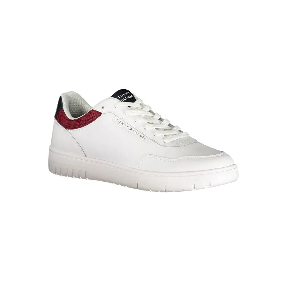 Tommy Hilfiger Weißer Sneaker aus Polyester Tommy Hilfiger