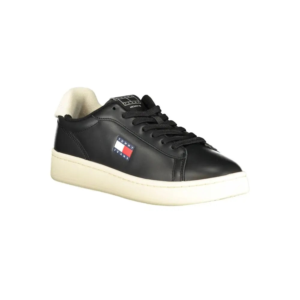 Tommy Hilfiger Schwarzer Polyester-Sneaker Tommy Hilfiger
