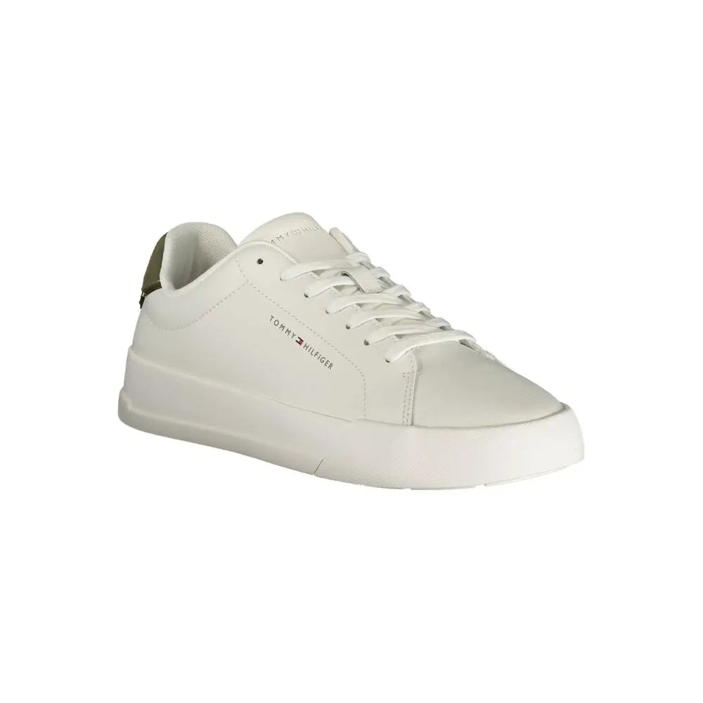 Tommy Hilfiger Weißer Polyester-Sneaker Tommy Hilfiger
