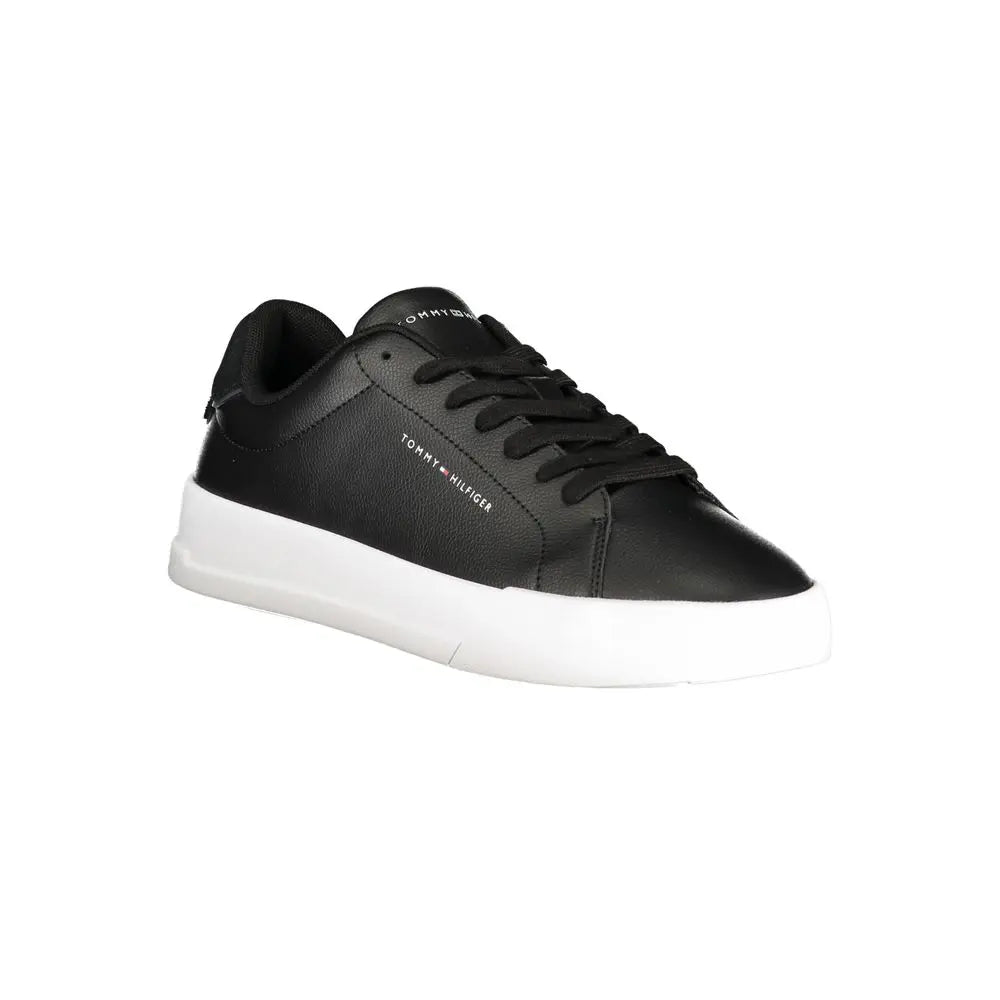 Tommy Hilfiger Schwarzer Polyester-Sneaker Tommy Hilfiger