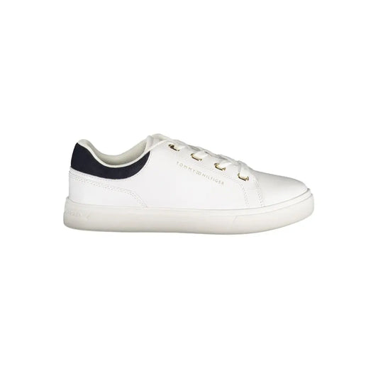 Tommy Hilfiger Weißer Polyester-Sneaker Tommy Hilfiger