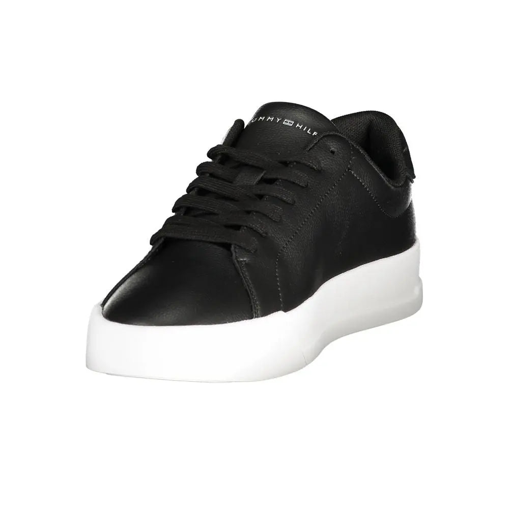 Tommy Hilfiger Schwarzer Polyester-Sneaker Tommy Hilfiger